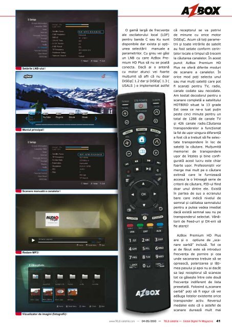 AzBox Premium HD Plus - TELE-satellite International Magazine