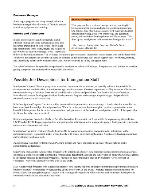 Building an immigration legal program - NNAAC