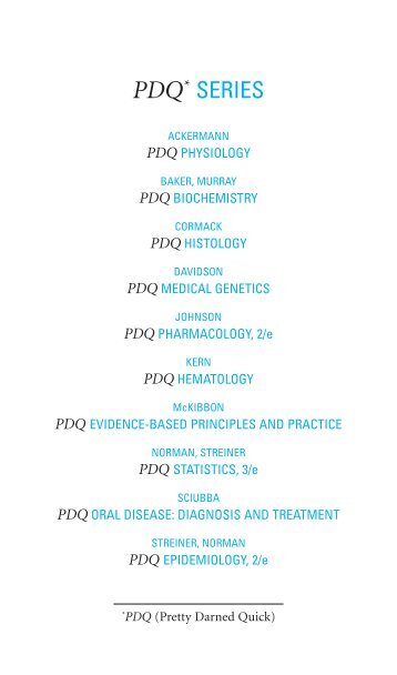PDQ Statistics Third Edition - Faculty of Health Sciences - McMaster ...