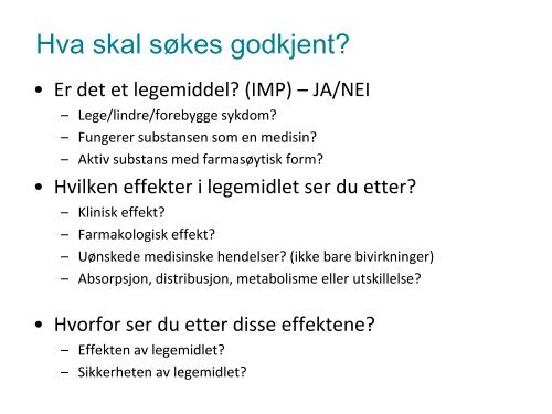 Godkjenning av prosjekter og kliniske utprÃ¸vninger pÃ¥ barn