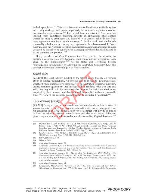 Chapter 23: Product Liability - Thomson Reuters