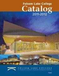 2011-2012 Catalog - Folsom Lake College - Los Rios Community ...
