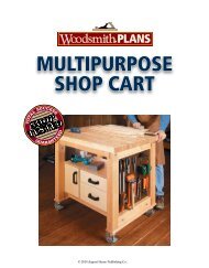 Mobile Planer Stand Plan - Woodsmith Shop