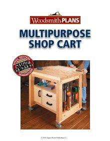 Woodsmith Magazine Planer Cart Plans