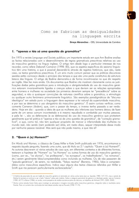 Como se fabricam as desigualdades na linguagem escrita