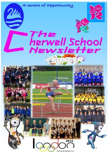 Â© The Cherwell School Summer Newsletter, July 2012 Page