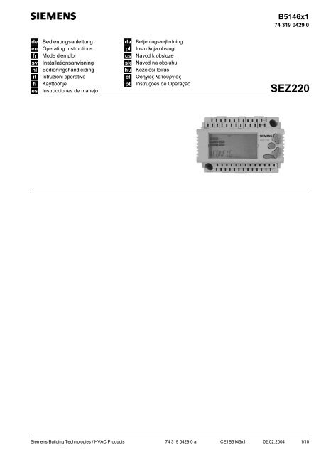 SEZ220 - Siemens