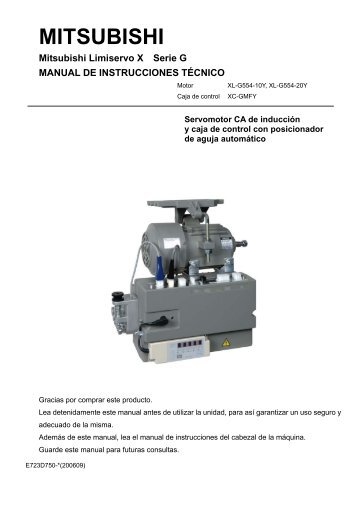 manual tecnico limi motor servo serie g - Rapida