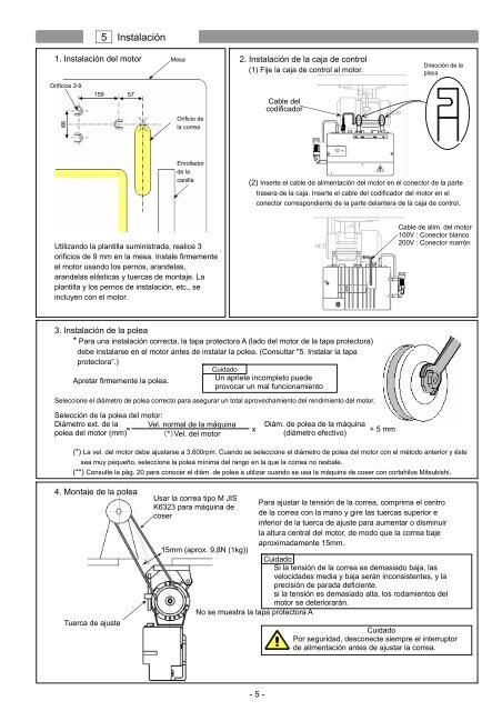 manual tecnico limi motor servo serie g - Rapida