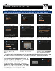 Upgrade instructions and order sheet for AVR-3311CI ... - DENON CA