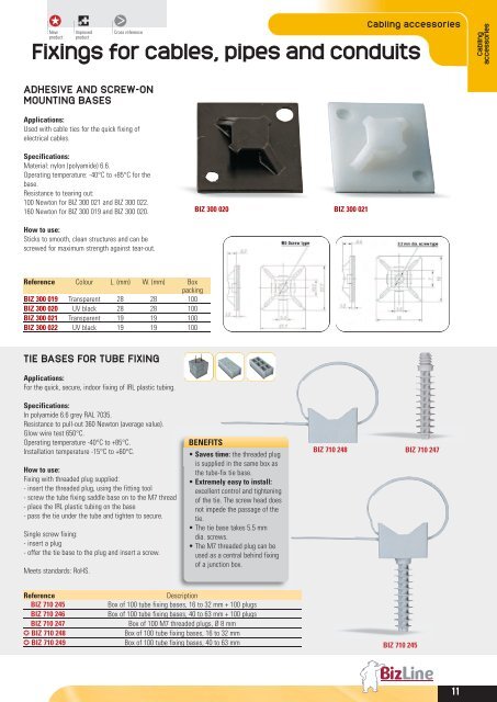 Cabling accessories - Bizline