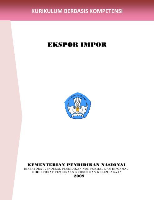 Kurikulum Berbasis Kompetensi Ekspor Impor
