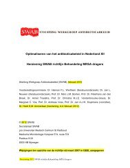 Herziening SWAB-richtlijn Behandeling MRSA ... - Kwaliteitskoepel