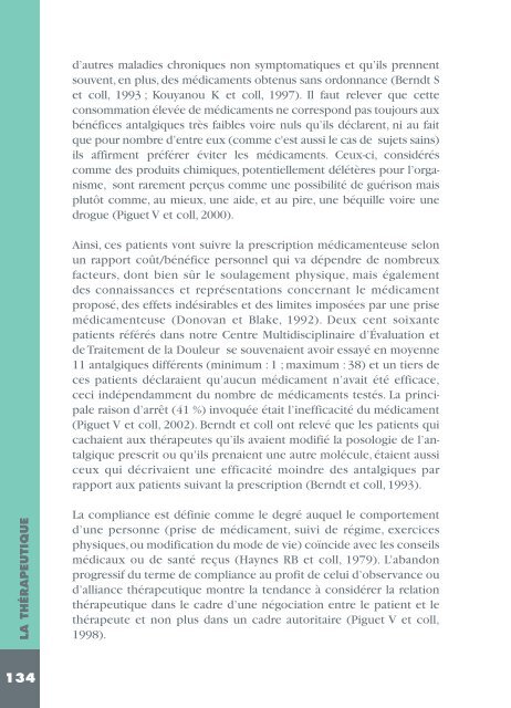 Aspect psychologique de la douleur chronique - Institut upsa de la ...