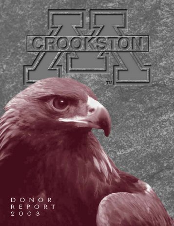 Donor Report - University of Minnesota, Crookston