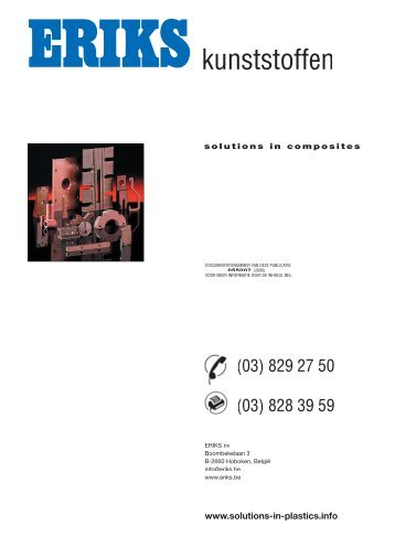 kunststoffen - Eriks