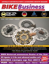 australia's motorcycle parts & accessories industry - Bike Business ...