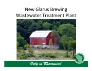 waste water treatment at the Hilltop Brewery - Great Lakes Water ...