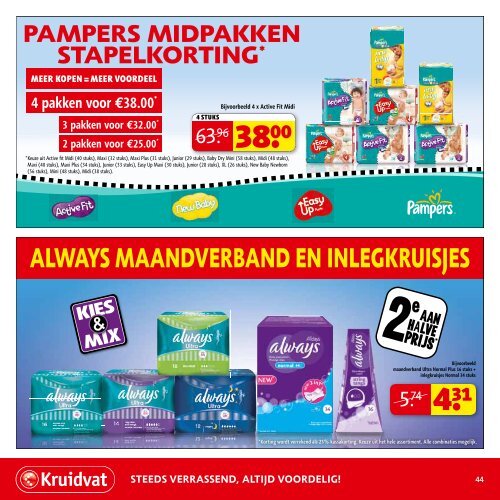 STEEDS VERRASSEND, ALTIJD VOORDELIG! - Kruidvat