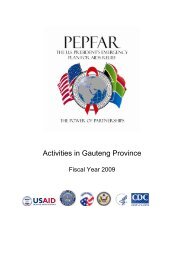 Activities in Gauteng Province - South Africa