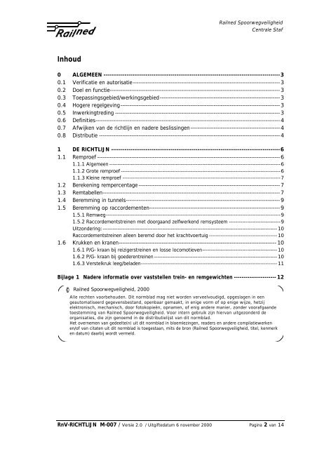 RnV-RICHTLIJN M-007 - saferail.nl