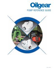 Oilgear Pump Reference Guide - aratron kurt wiig as