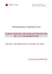 PROGRAMA FORMATIVO - IISPV