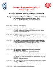Congres Hartrevalidatie 2012: “How to do it?!” - cardss