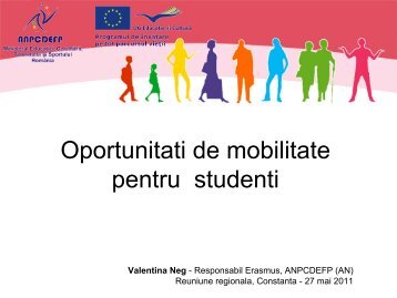 Prezentare Erasmus Valentina Neg ANPCDEFP - LLP