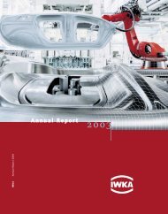 Annual report 2003 (PDF) - KUKA Aktiengesellschaft