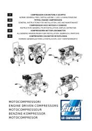 motocompressori engine driven compressors motocompresseur ...