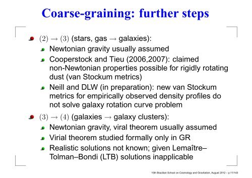 Slides of 5 lectures at XV Brazilian School on Cosmology and ...