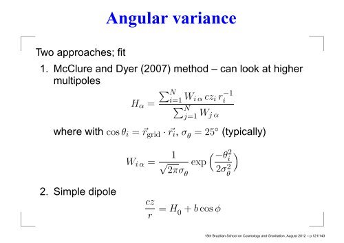 Slides of 5 lectures at XV Brazilian School on Cosmology and ...