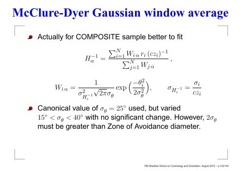 Slides of 5 lectures at XV Brazilian School on Cosmology and ...