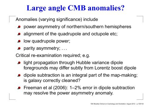 Slides of 5 lectures at XV Brazilian School on Cosmology and ...