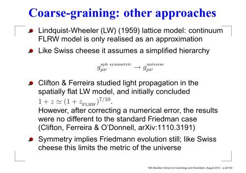 Slides of 5 lectures at XV Brazilian School on Cosmology and ...