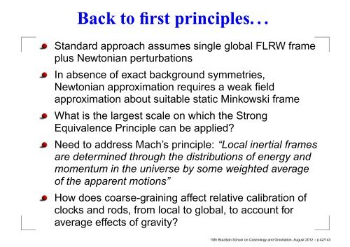 Slides of 5 lectures at XV Brazilian School on Cosmology and ...