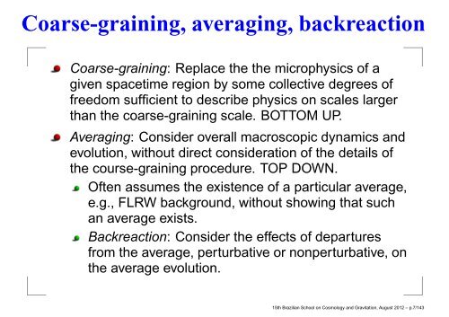 Slides of 5 lectures at XV Brazilian School on Cosmology and ...