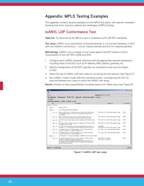 Multi-Protocol Label Switching (MPLS) Conformance and ... - Ixia