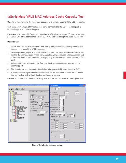 Multi-Protocol Label Switching (MPLS) Conformance and ... - Ixia