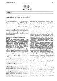 Millane T A, Camm A J. Magnesium and the Myocardium ... - LifeWave