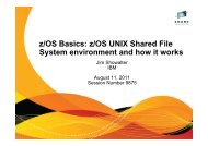 z/OS UNIX Shared File System environment and how it works