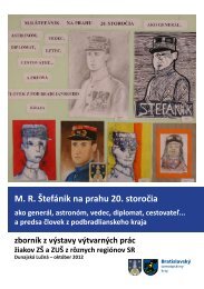 M. R. Å tefÃ¡nik na prahu 20. storoÄia - Obec DunajskÃ¡ LuÅ¾nÃ¡