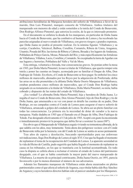 Galicia y el Bierzo en el s. XV: - Anuario Brigantino - betanzos