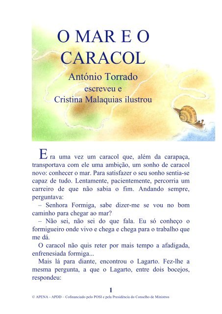 O MAR E O CARACOL