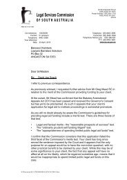 23 April 2013 - David Szach: Letter from Legal Services Commission ...