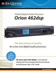 Orion 462dsp - Solidyne