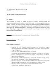 Business Operations Assistant II The Job