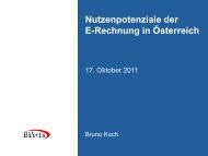 Nutzenpotenziale der E-Rechnung in Ãsterreich - Billentis