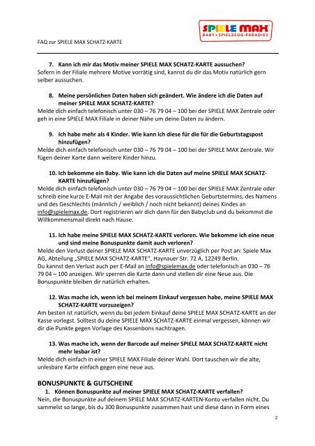FAQ zur